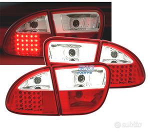 FANALI SEAT LEON 99-05 LED ROSSO CROMATO