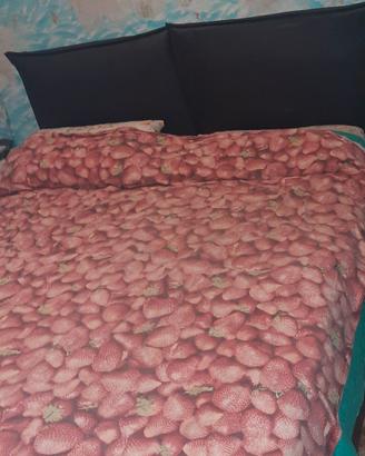 Letto contenitore matrimoniale in ecopelle