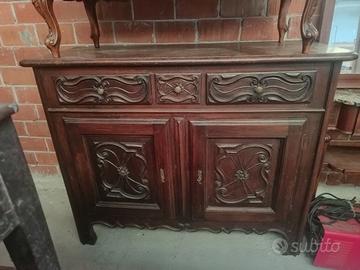 credenza in legno massiccio 