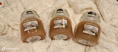3 giare medie yankee Candle warm cashmere 