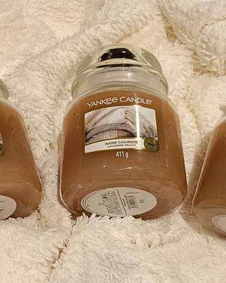 3 giare medie yankee Candle warm cashmere 