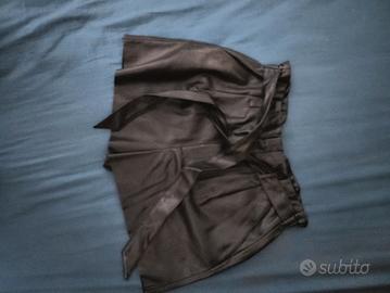 pantaloncini pelle 