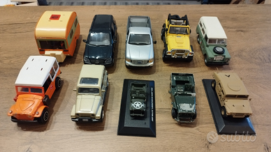 Lotto modellini auto fuoristrada 1:24 1:25 1:27