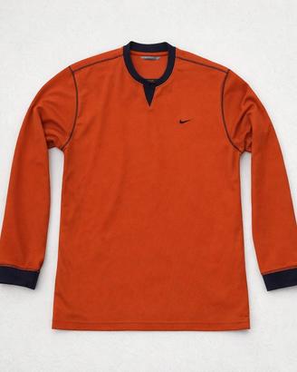 Maglia Nike arancione a maniche lunghe