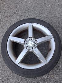 4 Cerchi in Lega 16" Originali SEAT + Gomme Estive