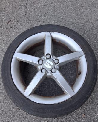 4 Cerchi in Lega 16" Originali SEAT + Gomme Estive