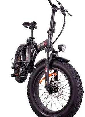Bici eletrica fat e-Bike t1 matt black