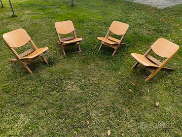 4 Sedie artigianali comodissime