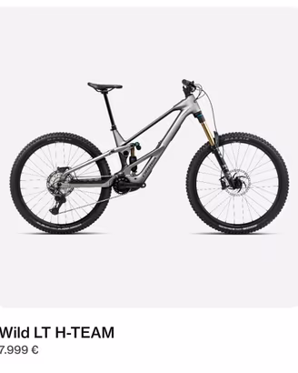 E-bike ORBEA WILD LT H-TEAM Mullet 2027 AVINOX M2s