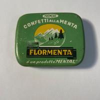 Scatola di Latta Flormenta Anni '60 Vintage