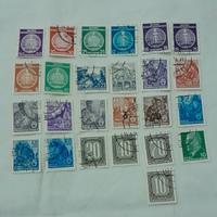 Lotto 25 Francobolli DDR Germania Est Anni 50/70