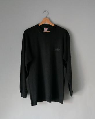 Maglia Levi's nera maniche lunghe M ✅