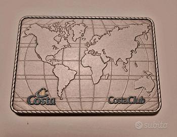 targa in metallo Costa Crociere da collezione 