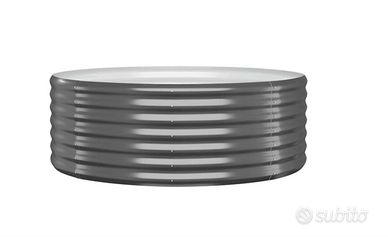 Vaso da Giardino in Acciaio 100x100x36 NUOVO