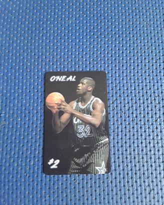 Scheda telefonica Basket di Shaquille O'Neal 