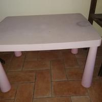 Tavolino più 2 sedie per bambine