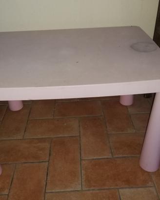 Tavolino più 2 sedie per bambine