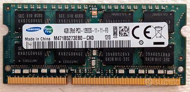 SAMSUNG RAM SO-DIMM DDR3 4 GB