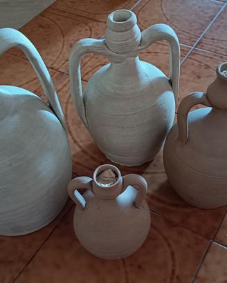 vasi decorativi in terracotta 