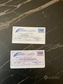Collezione 99 Miniassegni anni ’70