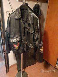 bomber in pelle vera