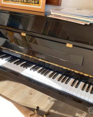 Pianoforte verticale Siheko laccato nero