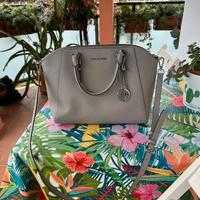 borsa Michael Kors grigia in pelle
