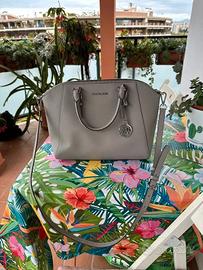 borsa Michael Kors grigia in pelle