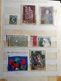 1863/1983 FRANCIA N 7 FRANCOBOLLI PREGIATI