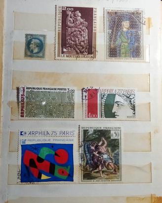 1863/1983 FRANCIA N 7 FRANCOBOLLI PREGIATI