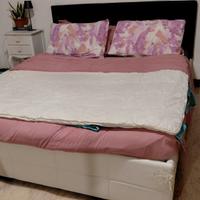 letto matrimoniale contenitore completo 