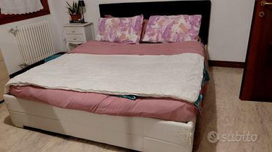 letto matrimoniale contenitore completo 