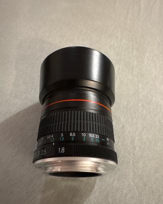 85 mm f1.8 per Nikon