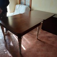 TAVOLO IN LEGNO MASSELLO ALLUNGABILE