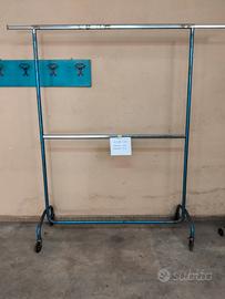 stender appendiabiti in acciaio inox con ruote gir