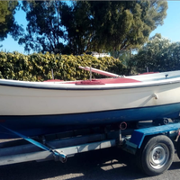 Gozzo con motore entrobordo 8cv