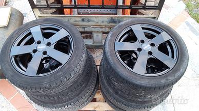 ruote complete compatibili Fiat 500 e ford KA