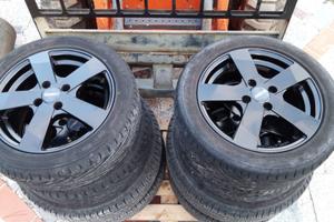 ruote complete compatibili Fiat 500 e ford KA