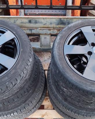 ruote complete compatibili Fiat 500 e ford KA