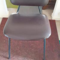 5 Sedie ufficio olivetti vintage original