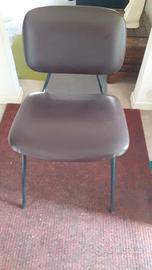 5 Sedie ufficio olivetti vintage original