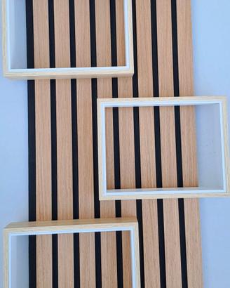 Set giardino Cubi design in legno e pannello 
