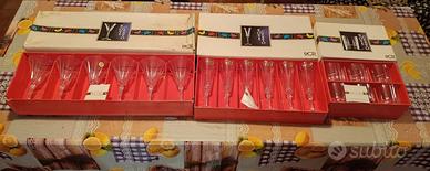 Set 18 Bicchieri cristallo RCR Novecento 