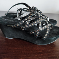 Sandali Cafè Noir con zeppa n. 39