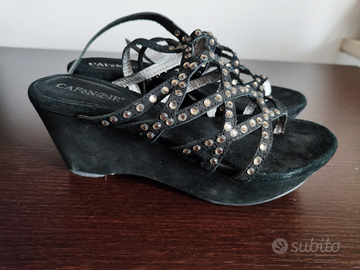 Sandali Cafè Noir con zeppa n. 39