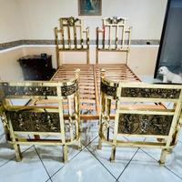letto in ottone