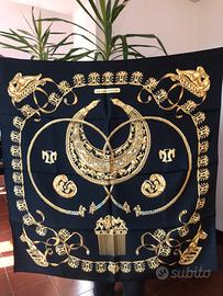Foulard Hermes Le Cavalier d’Or vintage