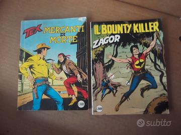 Tex Mercanti di morte n. 238 e Zagor n. 325