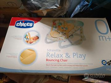 sdraietta neonato più seggiolino da tavolo 