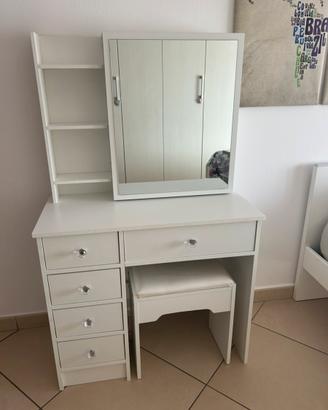 Toeletta da trucco - specchiera